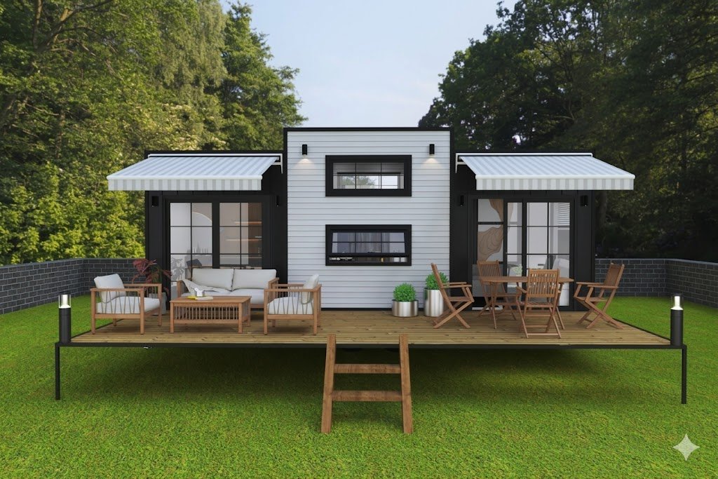 Twin Wing Tiny House Model 03